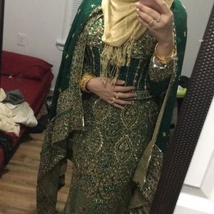 Gorgeous three piece Indian skirt shirt and shawl